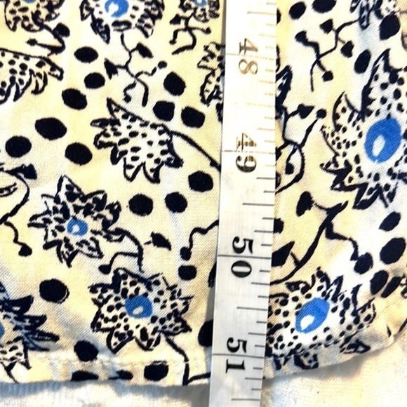 🔥ELOQUII Elements Women's Plus Size Dandelion Print Midi Dress w/Smocked Bodice - Picture 11 of 13